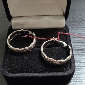 Native American Style Sterling Silver Earrings